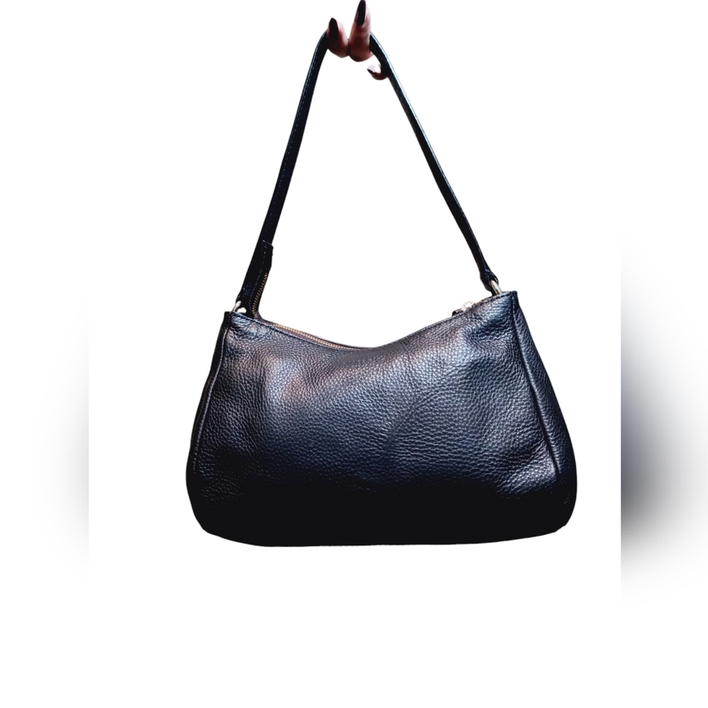 GUC Kate Spade NY Pine Street Finley Pebbled Leather Black Shoulder Hobo Bag - Picture 4 of 6